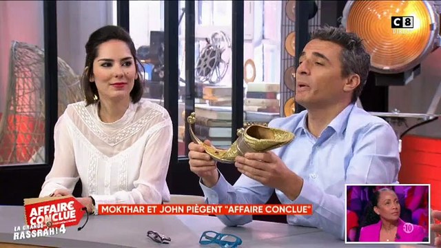 Sophie Davant et l'équipe d'Affaire Conclue piégée par Mokhtar sur C8 - Regardez