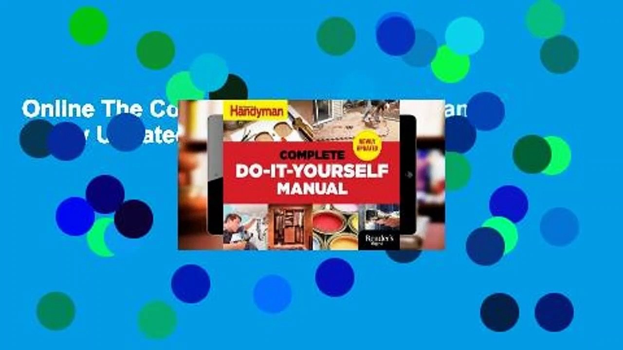 Online The Complete Do-it-Yourself Manual Newly Updated  For Free