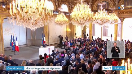 Grand débat : Macron apporte ses réponses