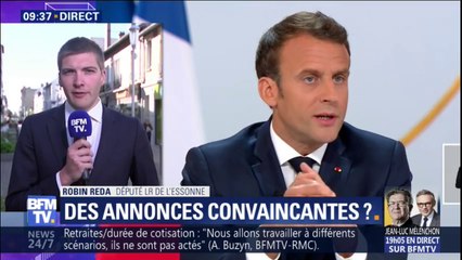 Robin Reda (LR): "Emmanuel Macron a été dans l'esquisse et dans l'esquive"