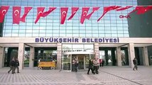 Ankara Büyükşehir Belediye binasına 'T.C.' ibaresi eklendi
