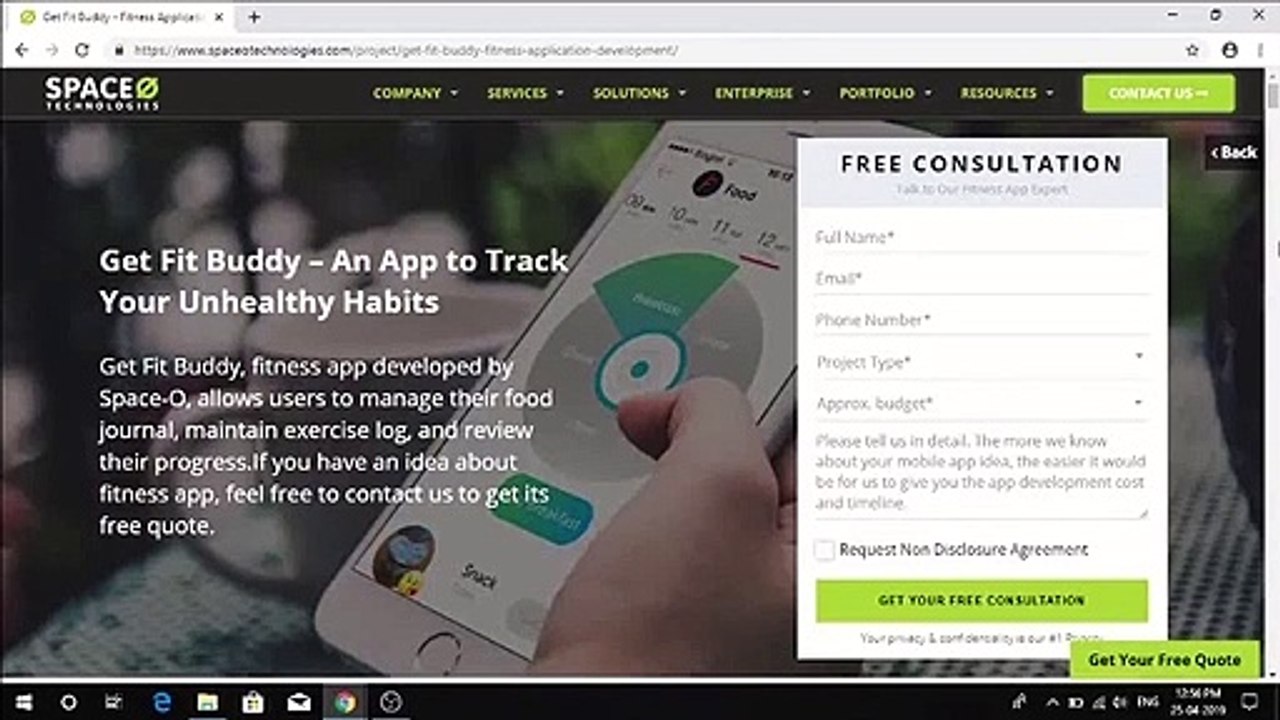 How we developed custom fitness App 'Get Fit Buddy'