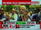 PM Narendra Modi speaks to media after filing nomination from Varanasi; Lok Sabha Elections 2019