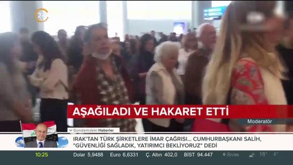 Hakaretler havada uçuştu