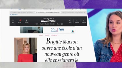 Brigitte Macron retourne à l'enseignement