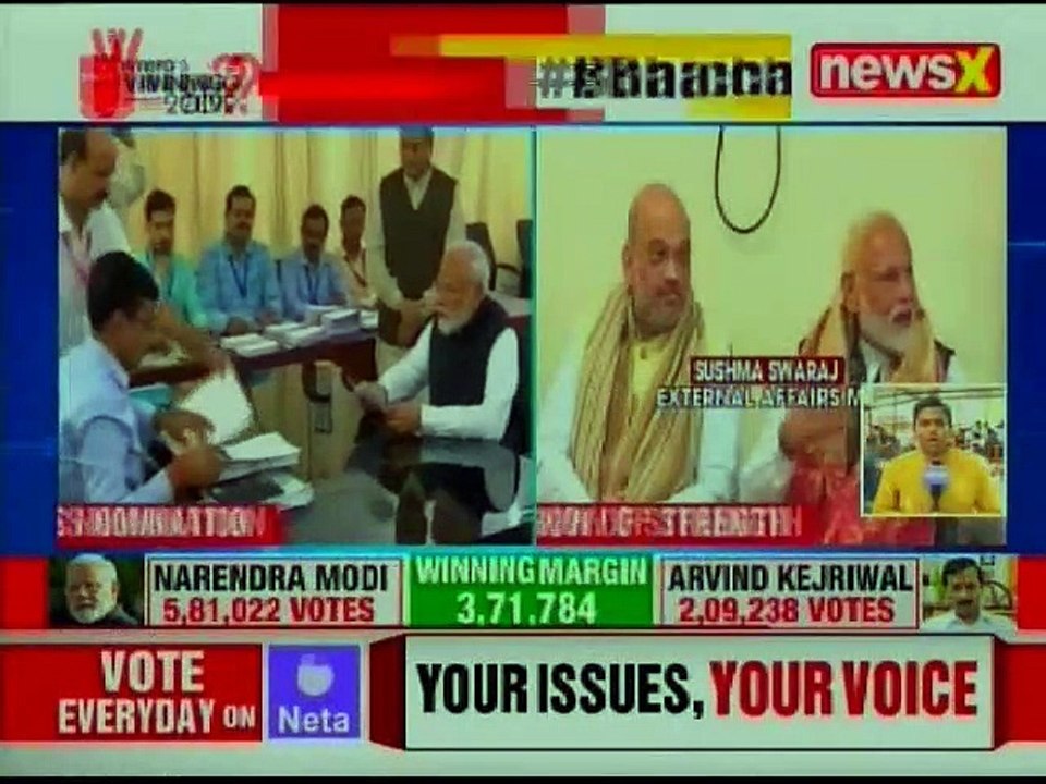 PM Narendra Modi files nomination from Varanasi LS seat; Lok Sabha Elections 2019