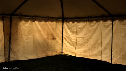 RAIN on a TENT I 9 HOURS I Sound Therapy I Relax Night and Day
