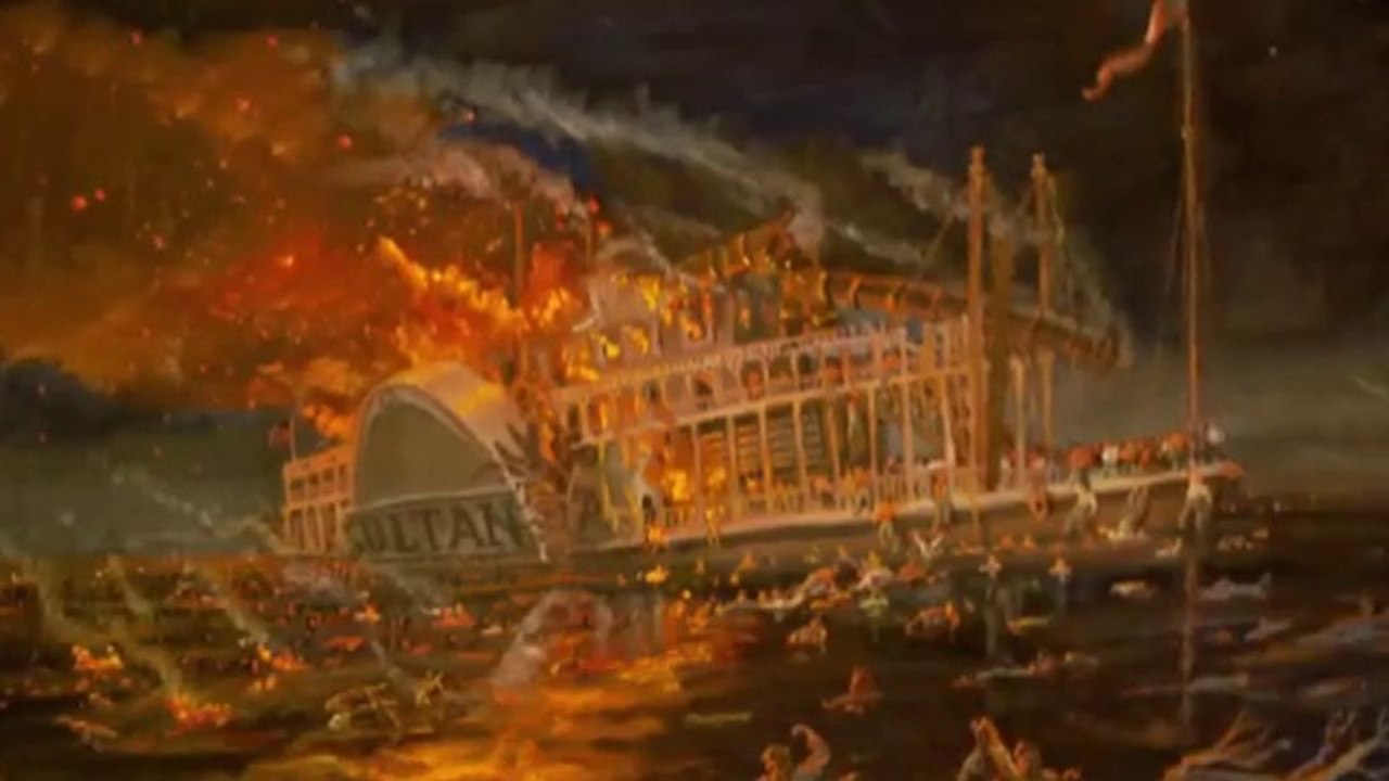 The Sultana April 27, 1865 - The Steamboat Explodes on the Mississippi River.