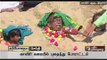 Cauvery Protest: Farmers Burried Themselves at banks of Cauvery in Trichy