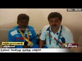 Golden Boy Mariappan's interview from Rio, Brazil sharing his happiness at winning the gold medal