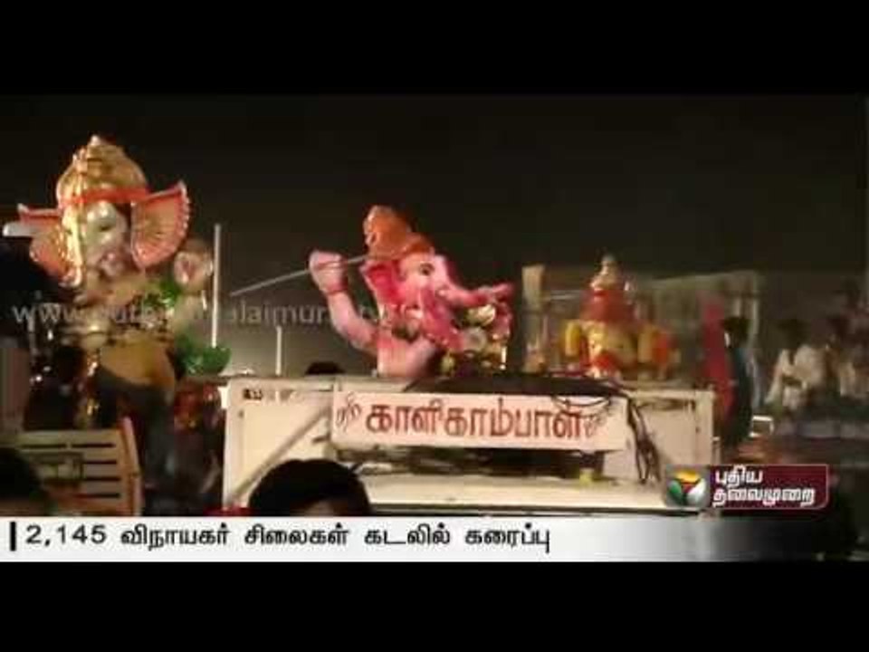 2,145 Vinayagar idols procession pass off peacefully in TN