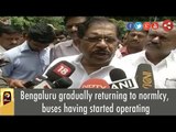 Bengaluru gradually returning to normlcy, buses having started operating