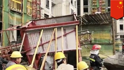 11 workers die after elevator cable snaps in China