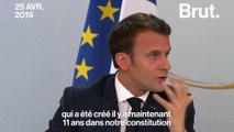 Emmanuel Macron rejette l'idée du RIC