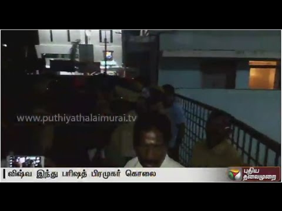 VHP's district secretary hacked to death by unidentified persons at Hosur, Krishnagiri district