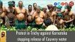 Protest in Trichy against Karnataka stopping release of Cauvery water