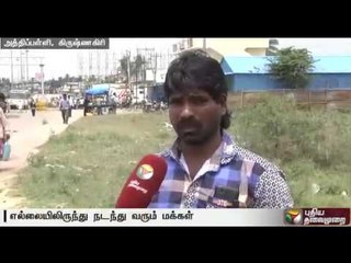 No transportation across TN-Karnataka border for the 17th day
