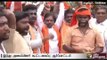 Protest by Hindu organisations consortium members against killing of leaders of hindu organisations