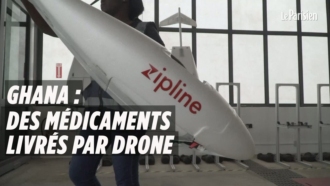 Le Ghana teste la livraison de médicaments par drone
