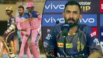 IPL 2019 : Dinesh Karthik Disappointed With Close Loss Against Rajasthan Royals || Oneindia Telugu