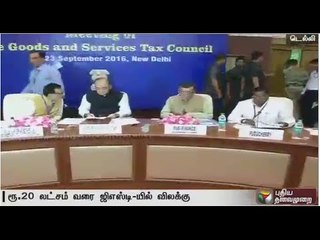 GST council sets exemption threshold for tax at Rs 20 lakh