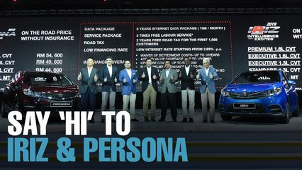 NEWS: Say ‘hi’ to the new Proton Iriz and Persona