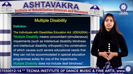 Ms. Khyati Kohli | Multiple Disabilities | AIRSR | TECNIA TV