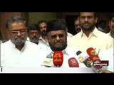 Talks with DMK cordial, list of party candidates would be released shortly says Jawahirullah