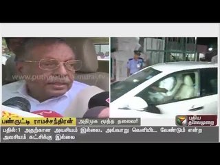 Doctor brought in from London to treat Jayalalithaa: Panruti Ramachandran