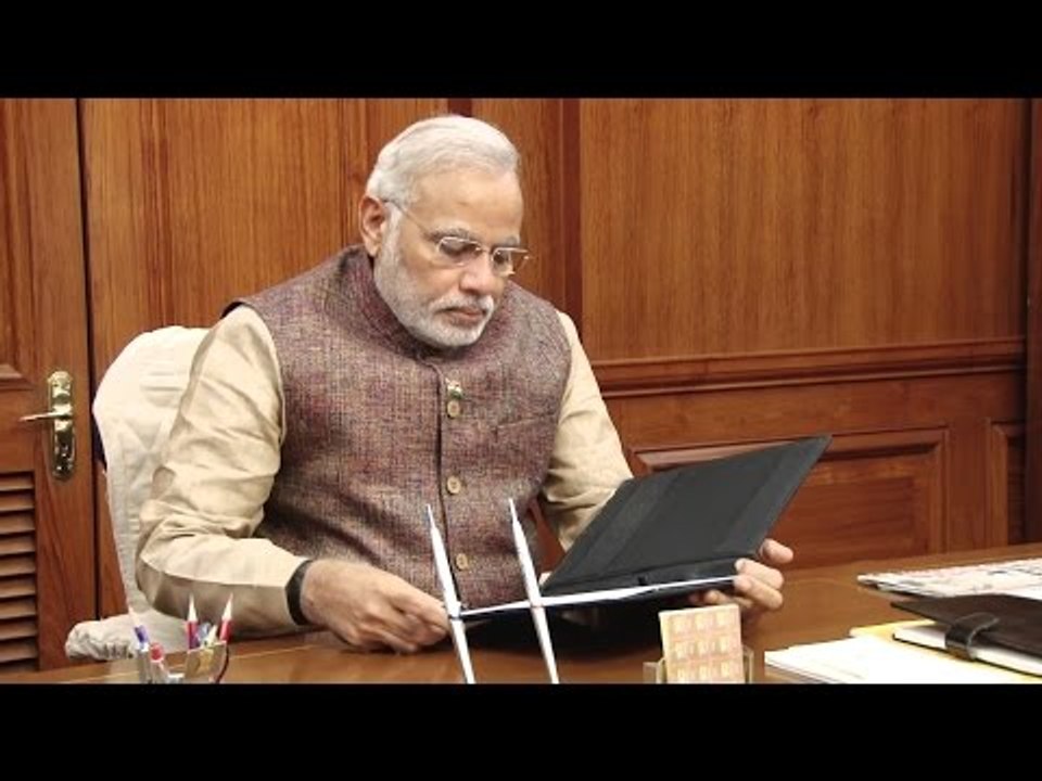 Prime minister Narendra Modi leads a discussion of senior ministers on the Cauvery issue