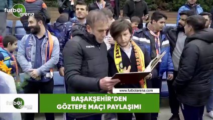 Başakşehir'den Göztepe maçı paylaşımıı