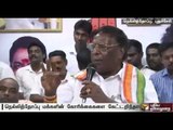 Pondy CM Narayanasamy begins election campaign Nellithope