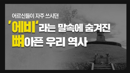 [별책부록] "조선인들의 코와 귀를 잘라라"…'에비'라는 말에 숨겨진 뜻 / YTN