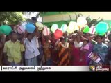 Vadipatti residents protest demanding drinking water in Madurai