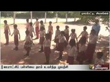 Activists work for improving Naragampattipanchayat school in Sivagangai