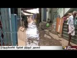 Complaint against well known textile shop for drainage water running out in the nearby areas