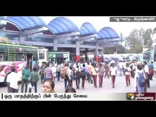 Bus transport between TN and Karnataka resumed after a month