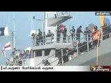 2 War ships arrived at Thoothukudi ahead of Training for Marine Corps