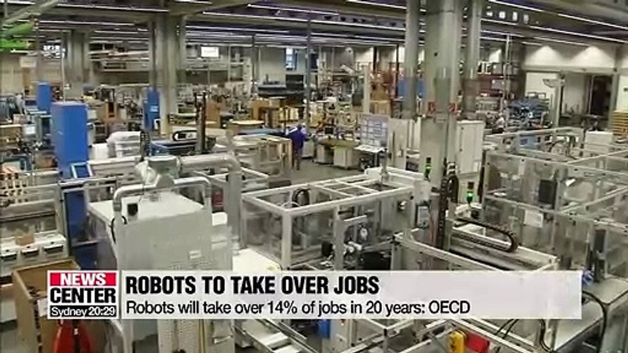 Robots will take over 14% of jobs in 20 years: OECD