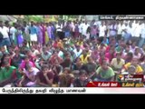 School boy severely injured after falling-off from a crowded Govt. bus in Tiruvannamalai