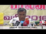 CPI- Leader Mutharasan Press Meet Regarding Cauvery Issue At Chennai