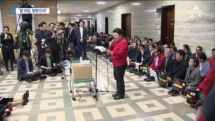 임이자 “빨리 일어나서 맞짱뜨자”…문희상 의장 고소