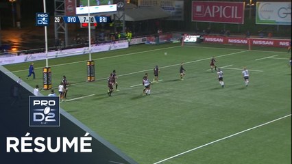 PRO D2 - Résumé Oyonnax-Brive: 10-22 - J29 - Saison 2018/2019