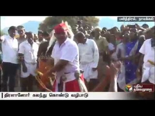 Ritual of breaking coconut on head held in Namakkal