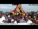 Whipping and breaking coconuts on one's head - unique ways of woship at Namakkal