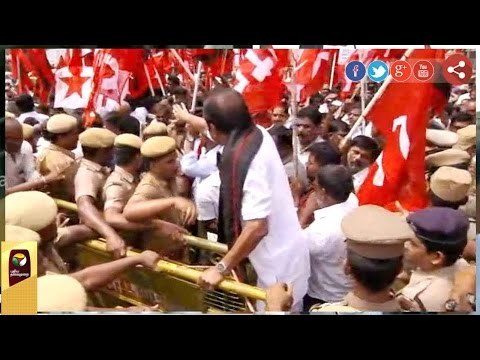 Live: Vaiko spearheads rail roko in Chennai central station over Cauvery issue