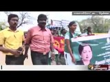 Students undertake a rally in commemoration of Abdul Kalam's birth anniversary