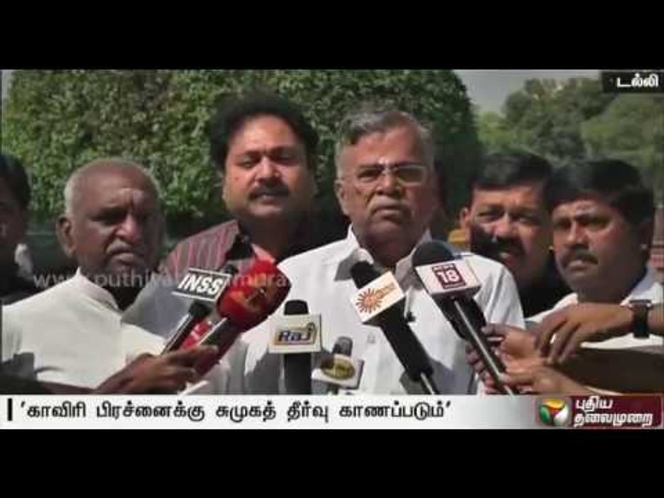 BJP Leader L. Ganesan addressing reporters  after being sworn in as Rajya Sabha MP