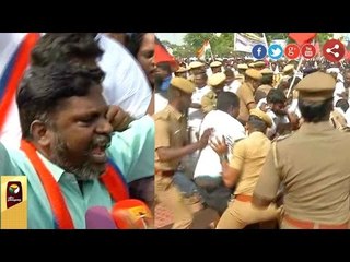 Live: Thol. Thirumavalavan leads Rail roko at Basin bridge in Chennai