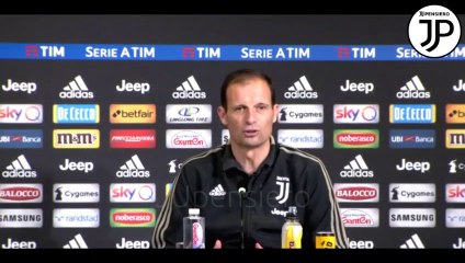 Conferenza stampa ALLEGRI pre INTER-JUVENTUS: "Chiellini recuperato, Bentancur out per affaticamento... Voglio provare Cancelo e Bernardeschi mezzali... Su Icardi, il mio futuro e la Champions..." | 26.04.2019